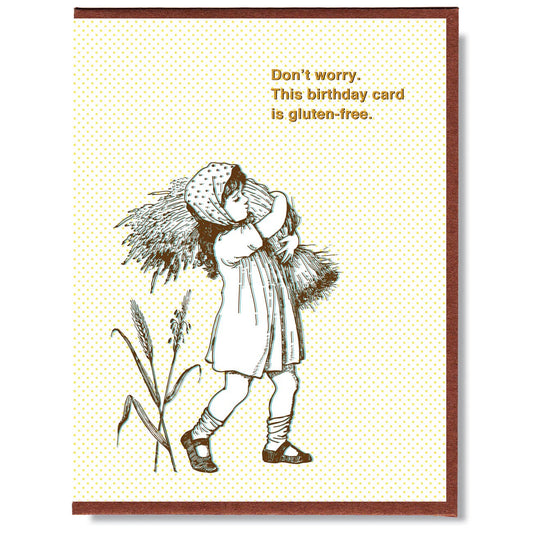 Gluten-Free Birthday Card