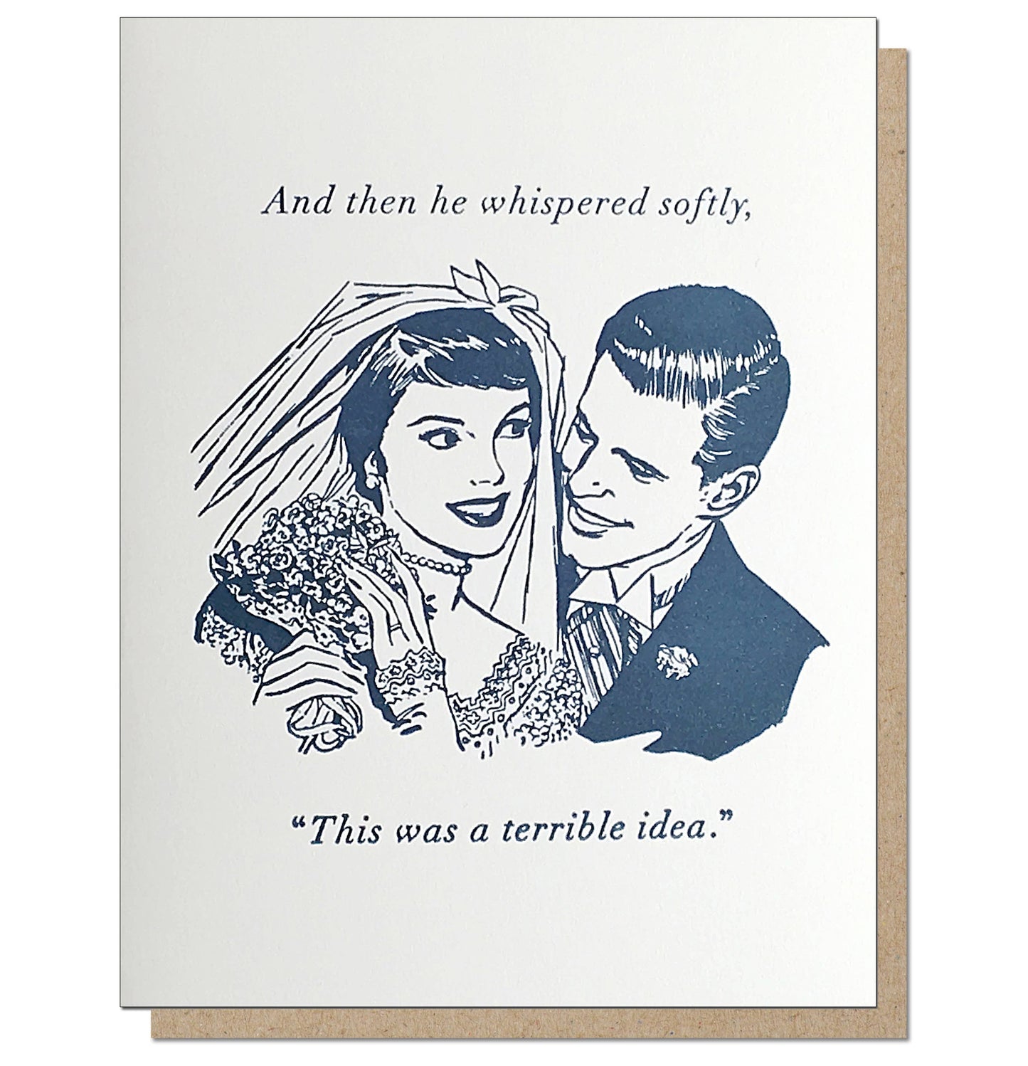 This Was a Terrible Idea - Greeting card
