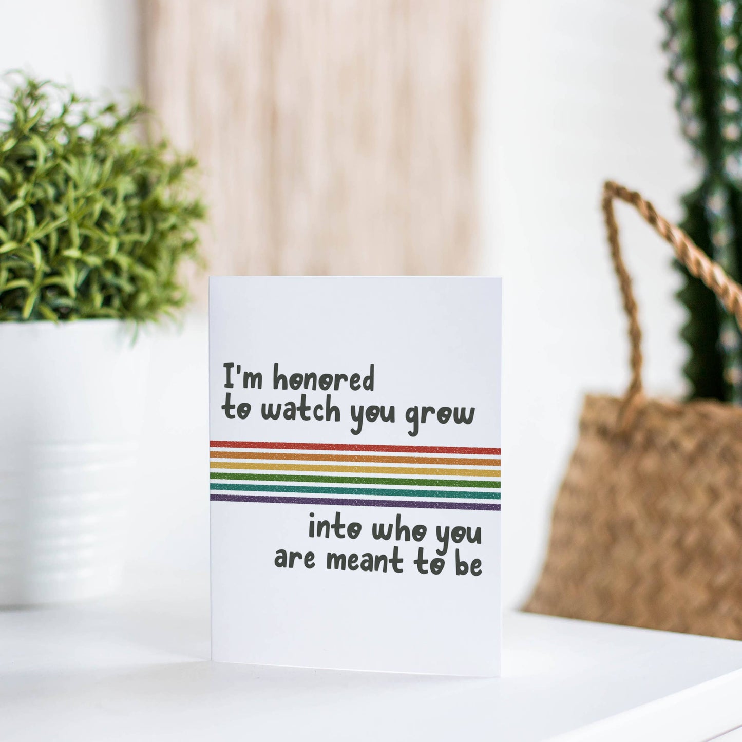 I'm Honored To Watch You Grow Into Who You Are Meant To Be - Greeting Card