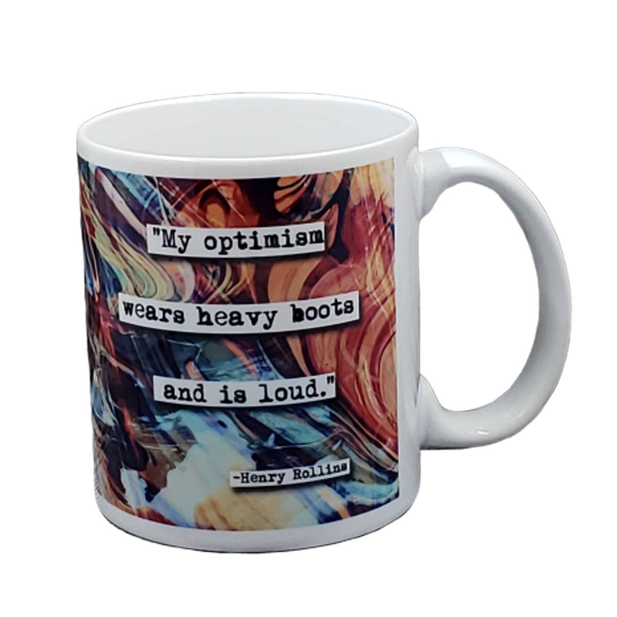 Henry Rollins Optimism Quote Coffee Mug