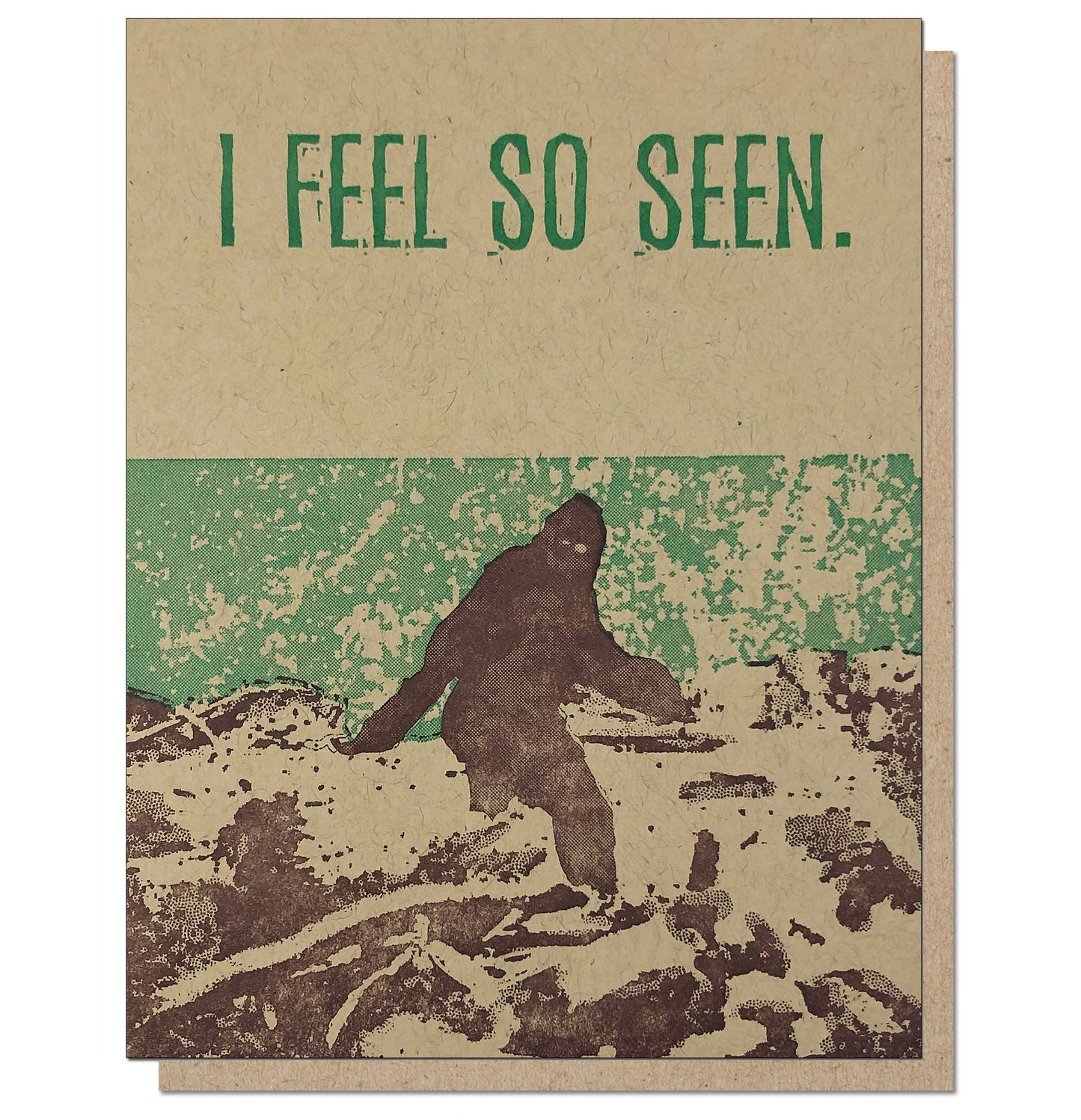 Feel So Seen Bigfoot Card