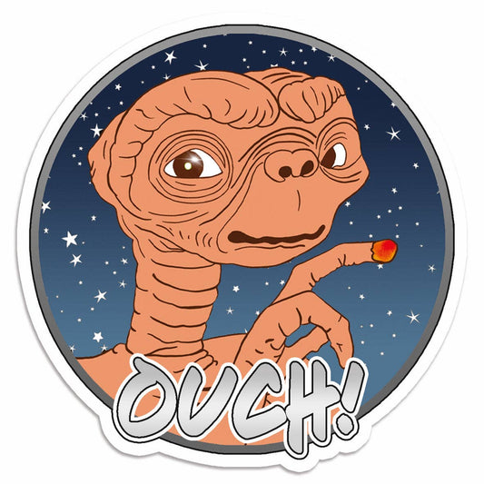 Ouch Vinyl ET Sticker