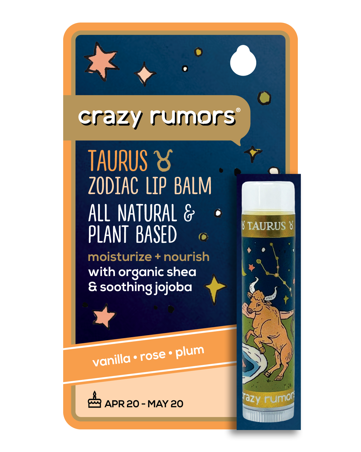 Taurus - Zodiac Lip Balm Earth Blend