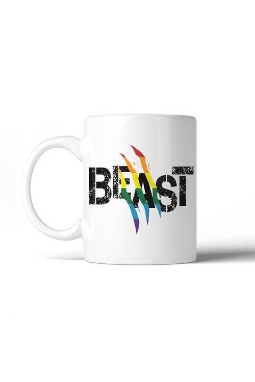 Beast Rainbow Scratch Coffee Mug