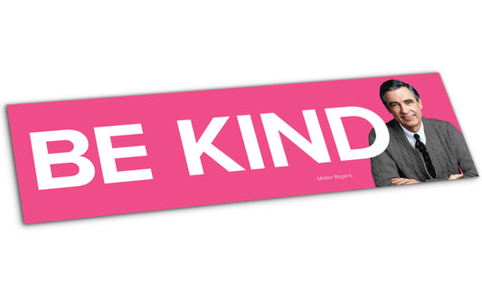 Mister Rogers: Be Kind Bumper Sticker