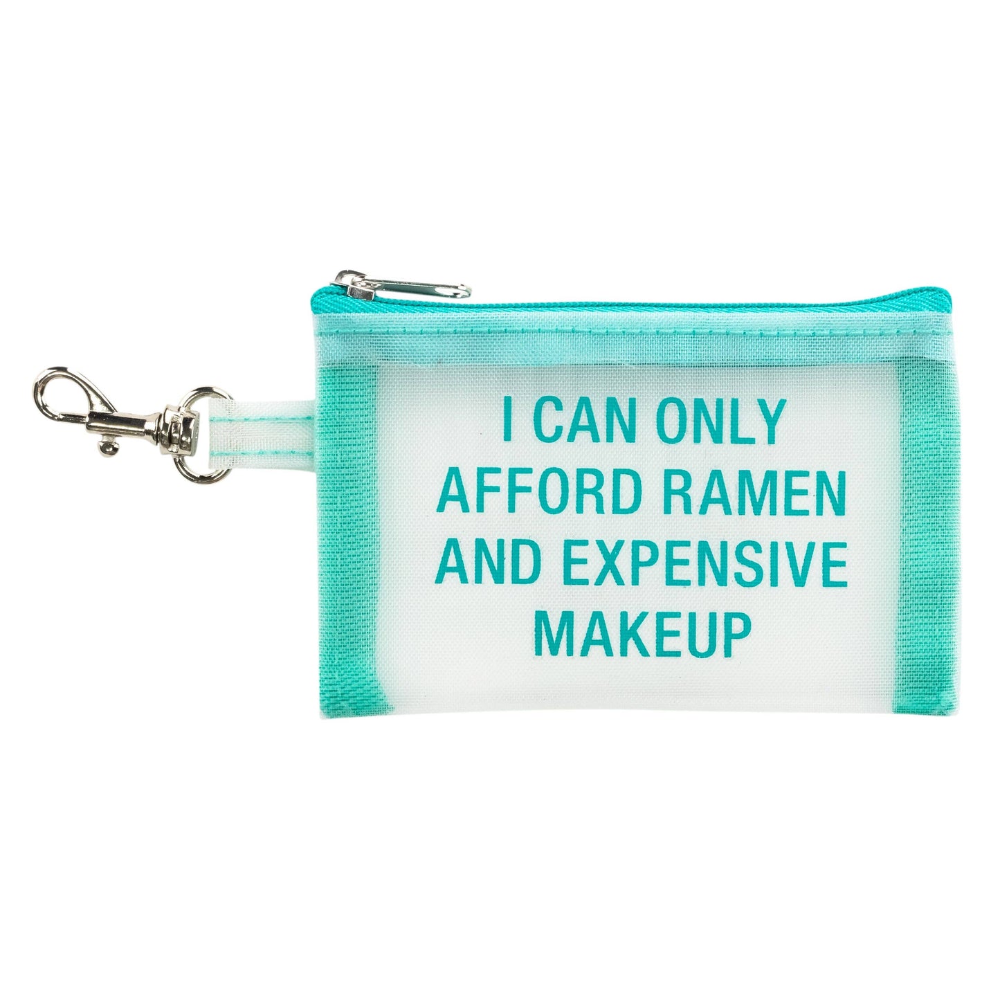 I Can Only Afford Ramen Mesh Keychain Wallet