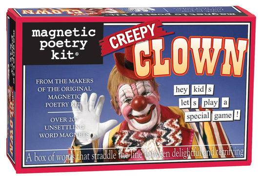 Magnetic Poetry - Creepy Clown