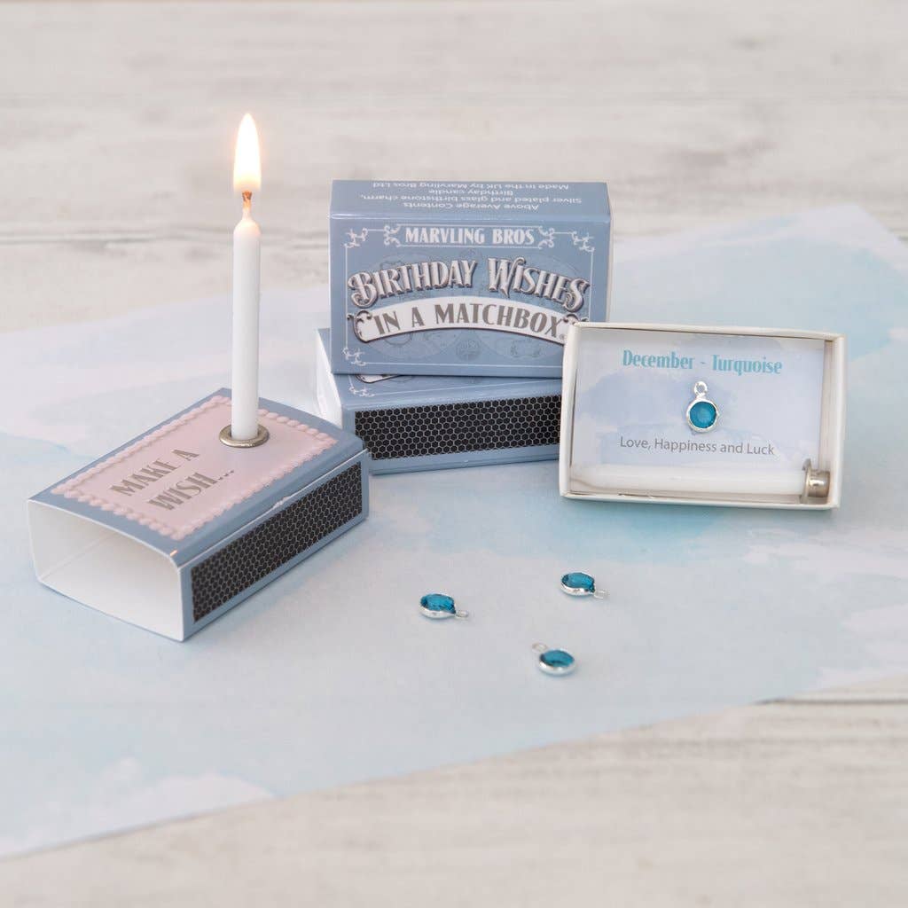 December Birthstone In A Matchbox