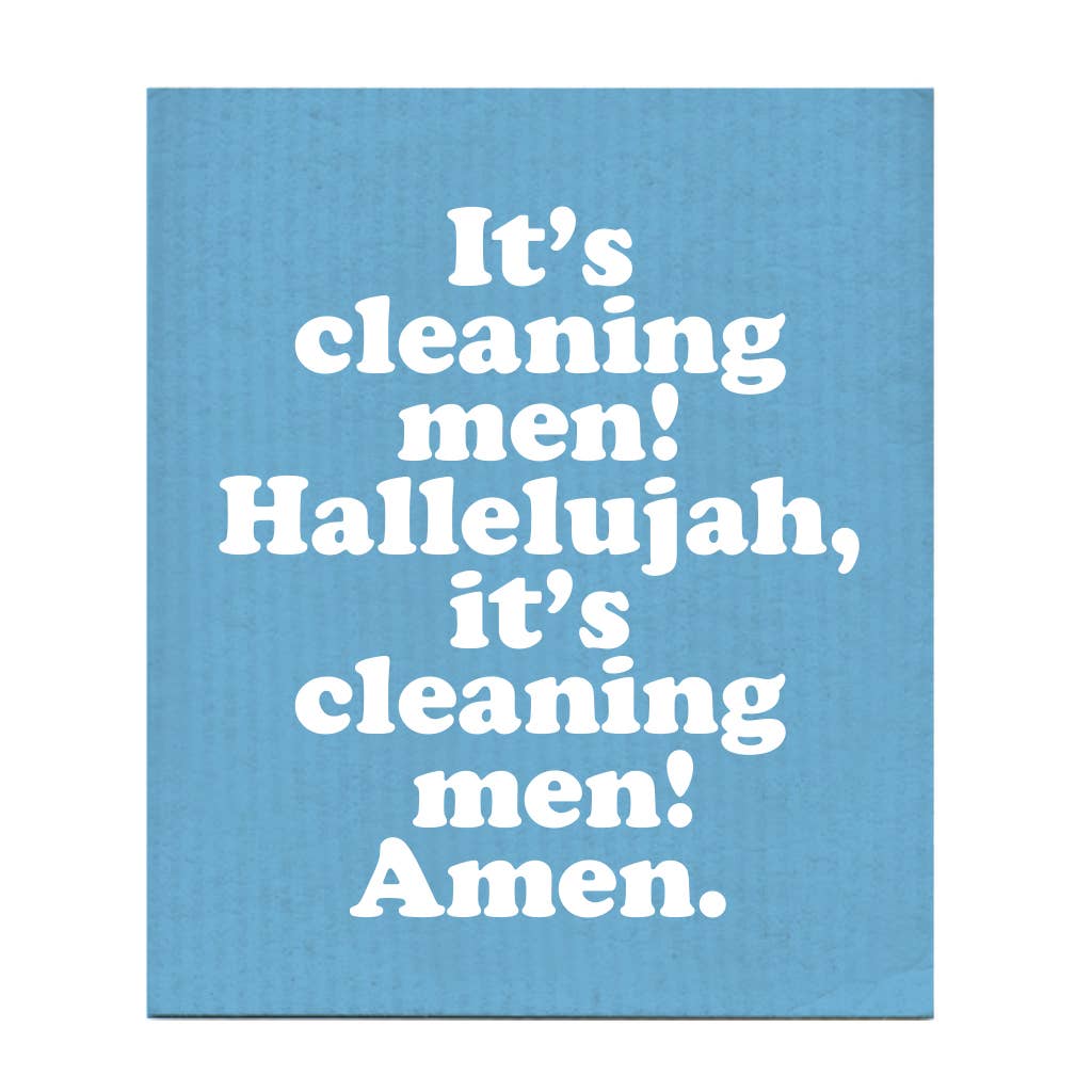 Hallelujah! It's Cleaning Men! Swedish Dishcloth