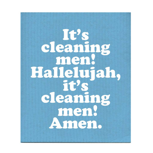 Hallelujah! It's Cleaning Men! Swedish Dishcloth