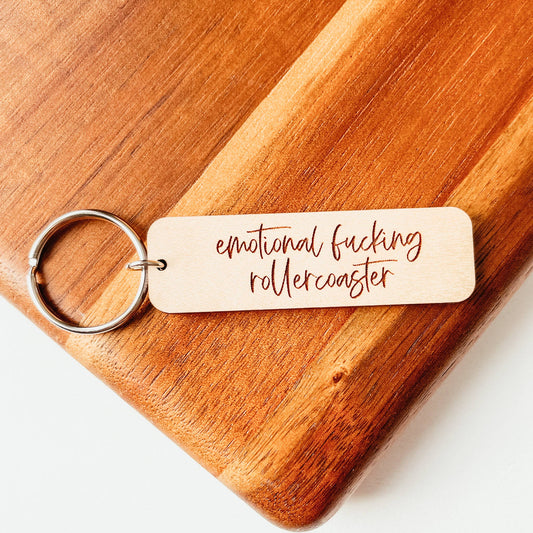 Emotional Fucking Rollercoaster Keychain