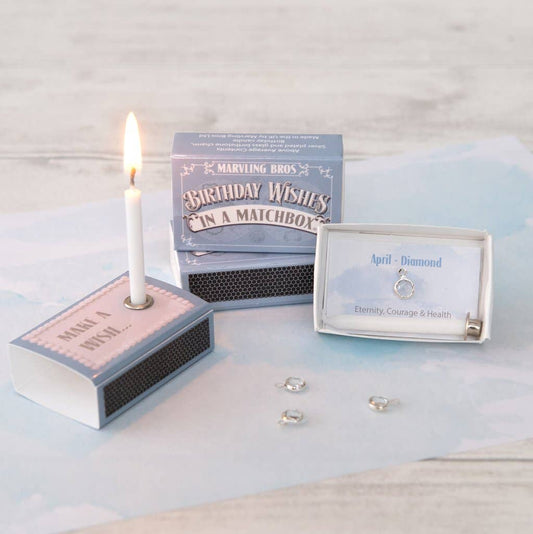 April Birthstone In A Matchbox