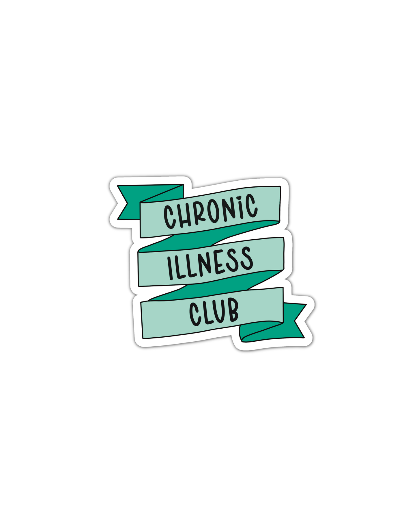 Chronic Illness club vinyl sticker