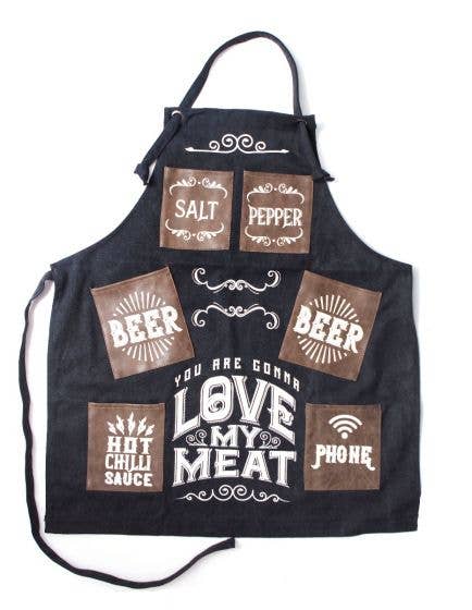 Canvas Apron - You Are Going To Love My Meat