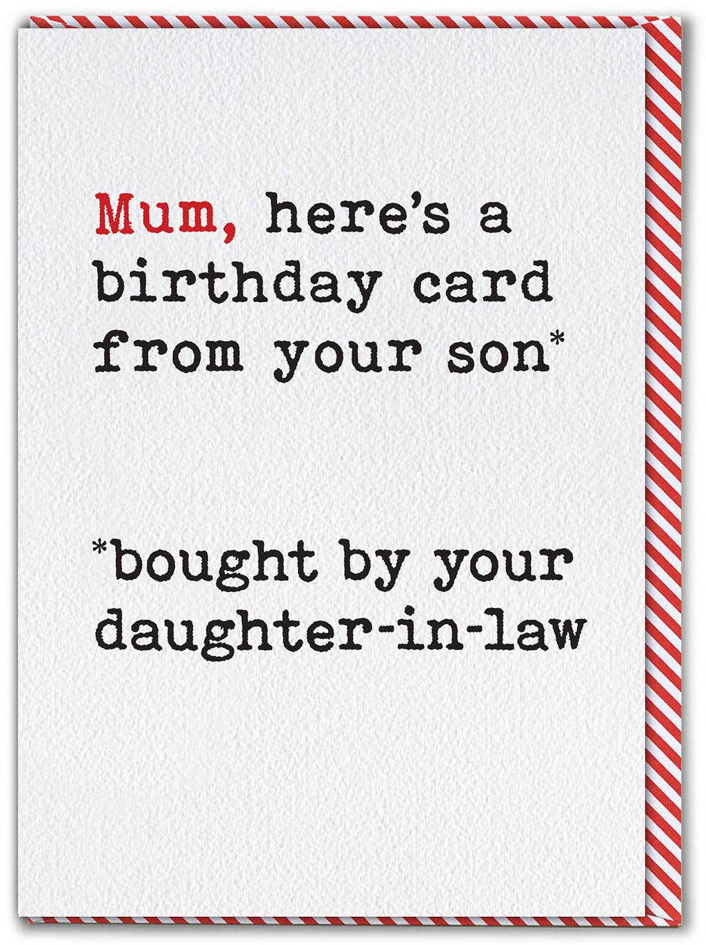 Mum Birthday Card- Bought By Daughter In Law