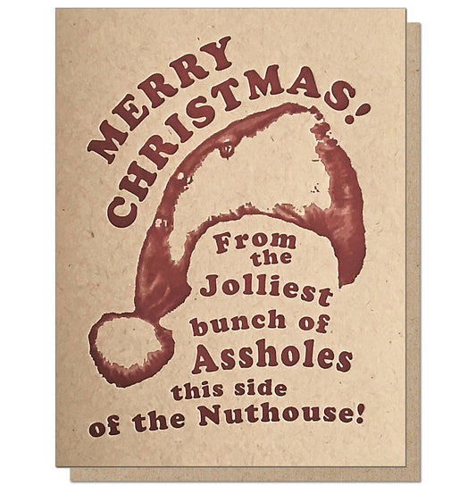 Jolly Assholes Christmas Card