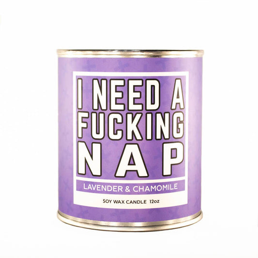I Need A Fucking Nap Candle
