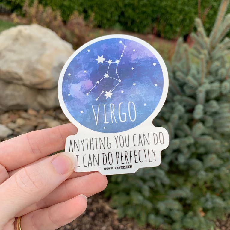 Virgo - Anything You Can Do I Can Do Perfectly Sticker