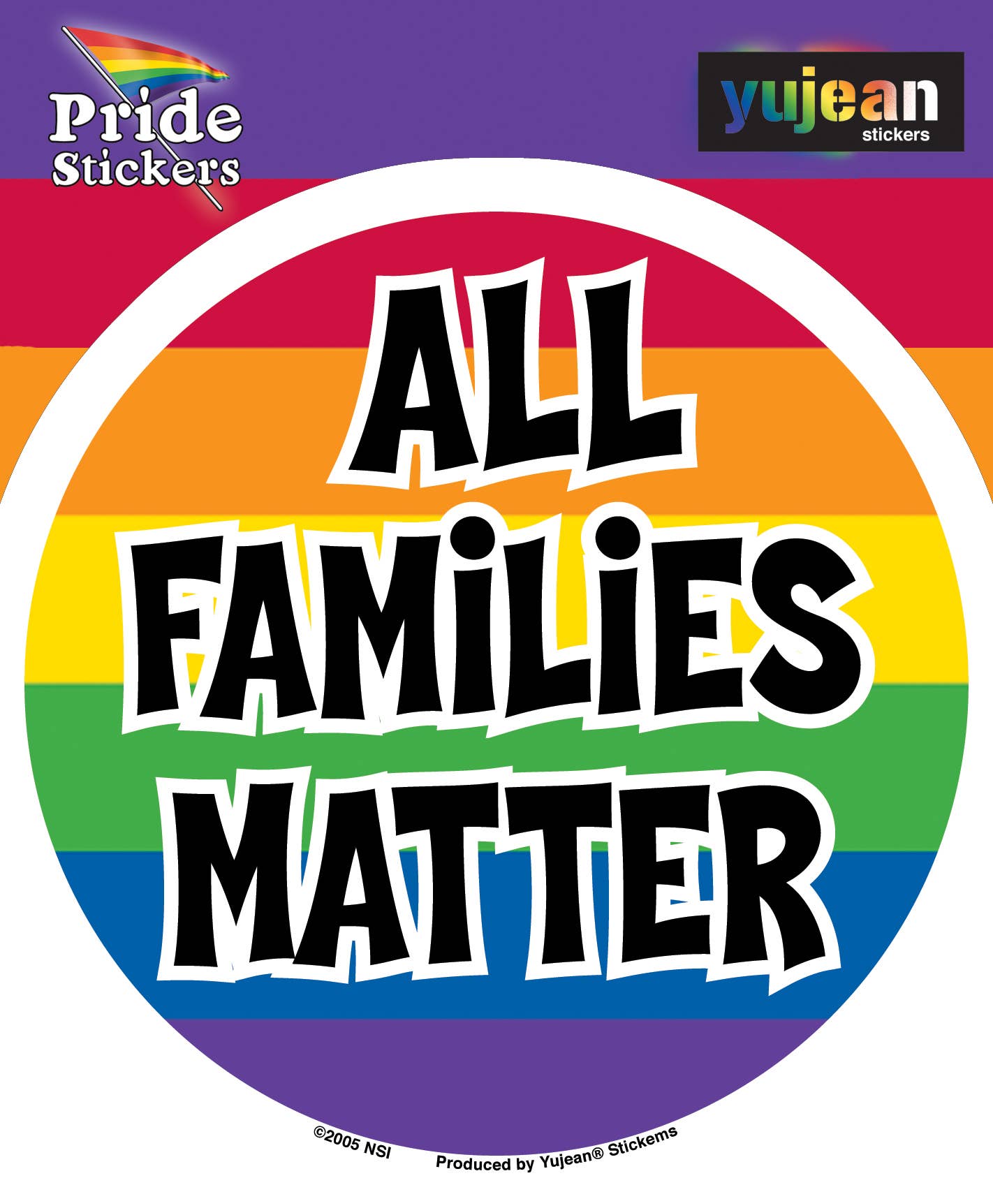 All Families Matter Sticker - Jumbo sticker