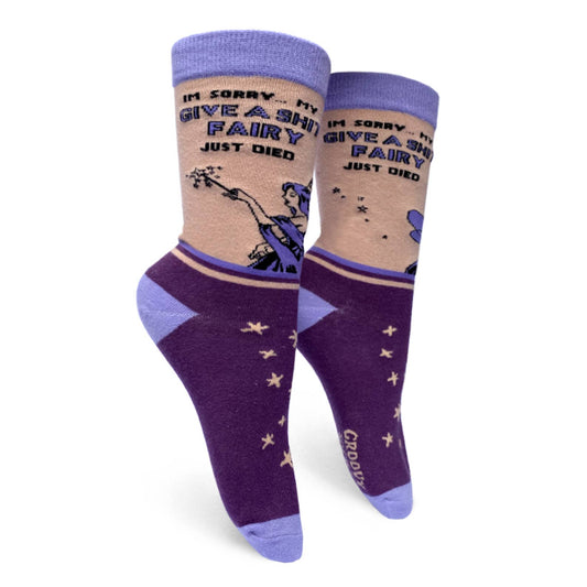 I'm Sorry My Give a S*$t Fairy Just Died- Womens Crew Socks
