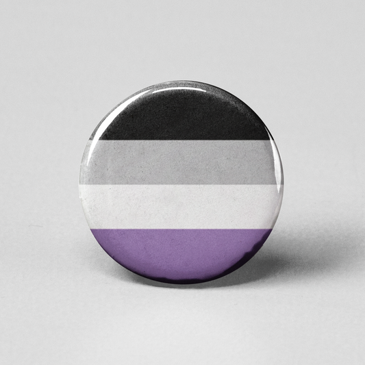Asexual Flag Pinback Button