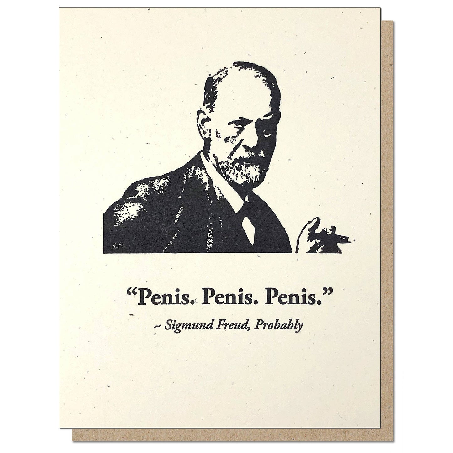 Freud Penis Penis Penis Card