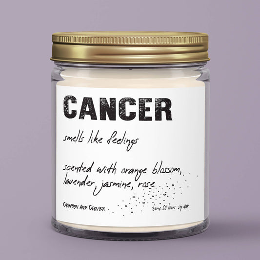 Cancer Astrology Zodiac Soy Candle