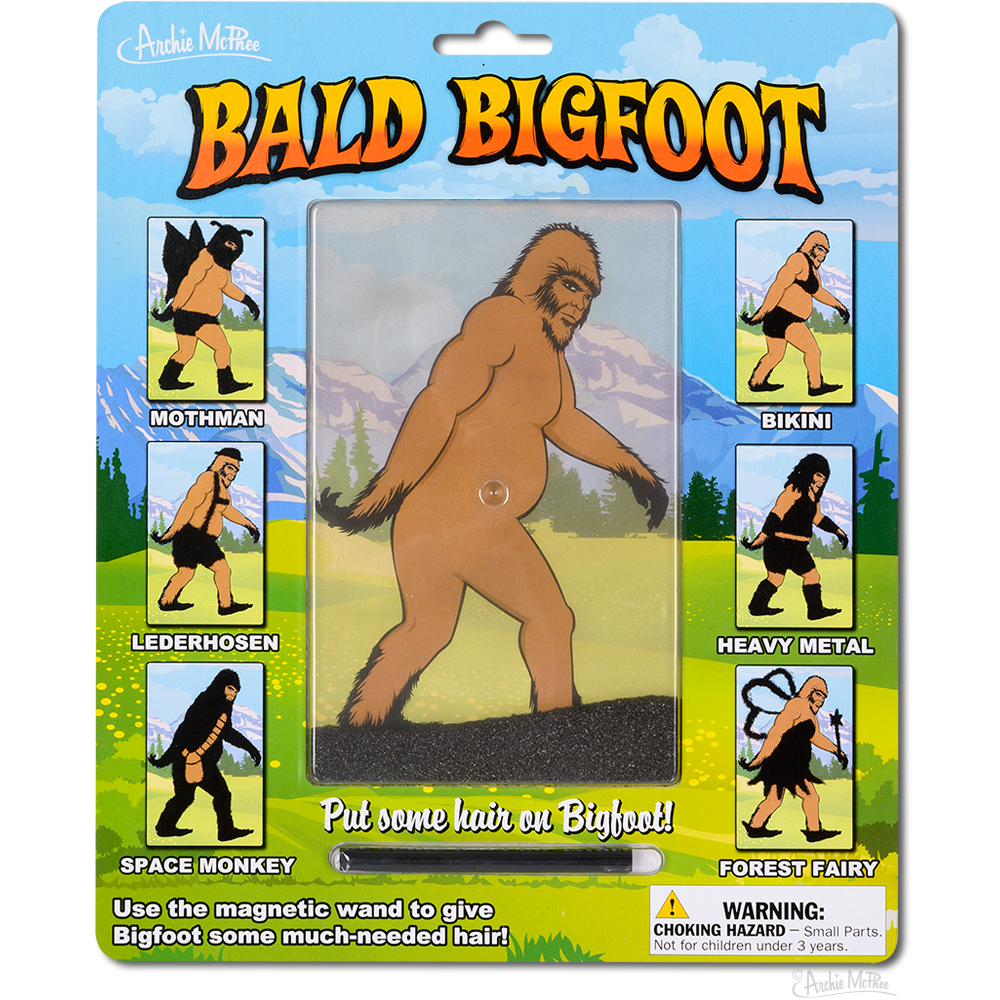 Bald Bigfoot Magnetic Drawing Toy