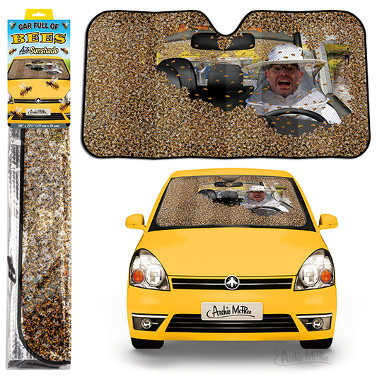 Car Full of Bees Auto Shade