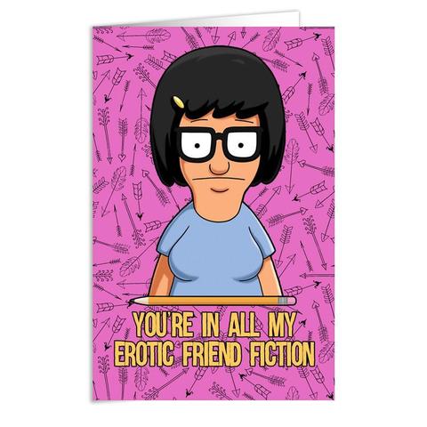 Tina Belcher Bobs Burgers - Large Greeting Card - 8.5 x 5.5