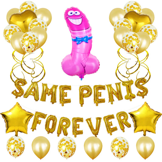 Same Penis Forever - Party Decoration Set