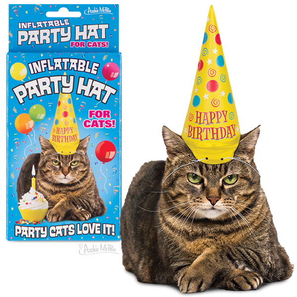 Inflatable Cat Party Hat