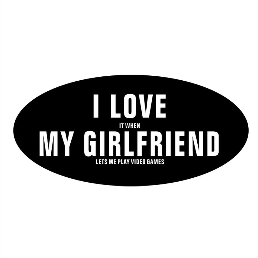  I love my girlfriend - when it lets me play video games T-Shirt  : Clothing, Shoes & Jewelry