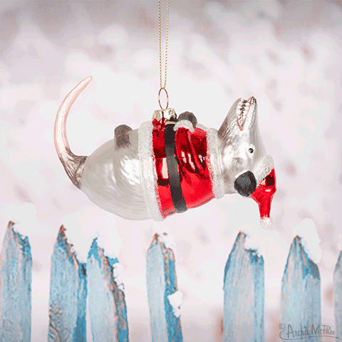 Santa Possum Ornament