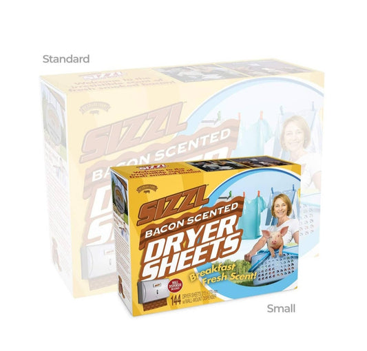 Prank Gift Box -  Sizzl Bacon Dryer Sheets - small box