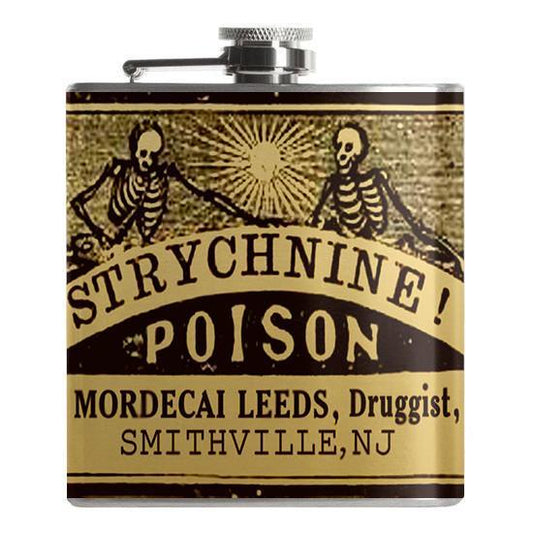 Strychnine poison Flask