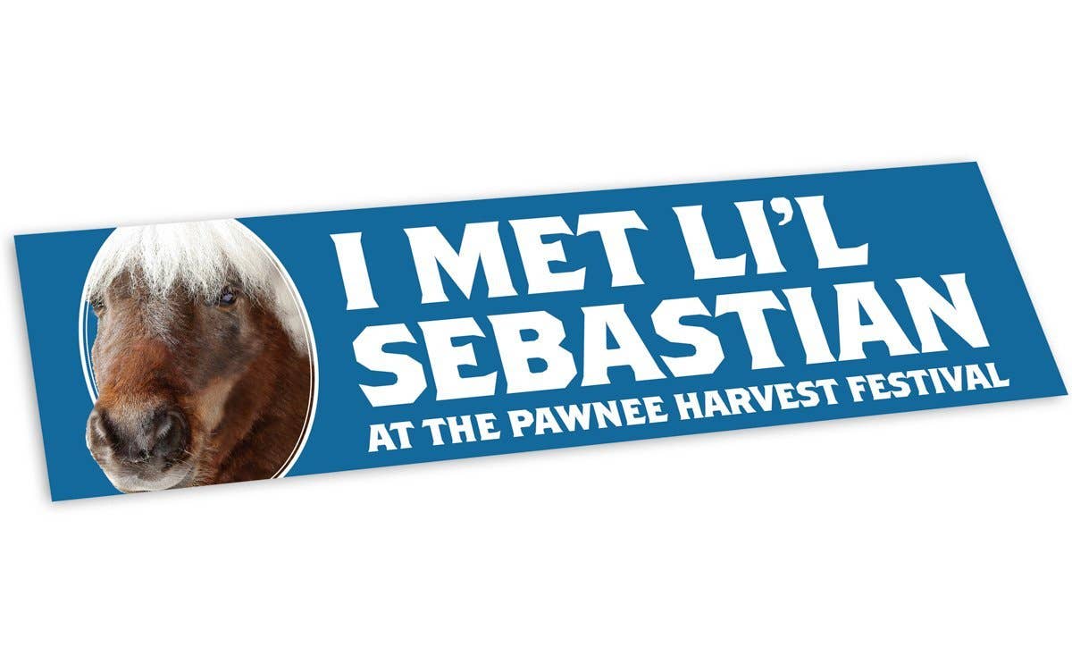 Papersalt - Parks & Rec: I Met Li'l Sebastian Bumper Sticker