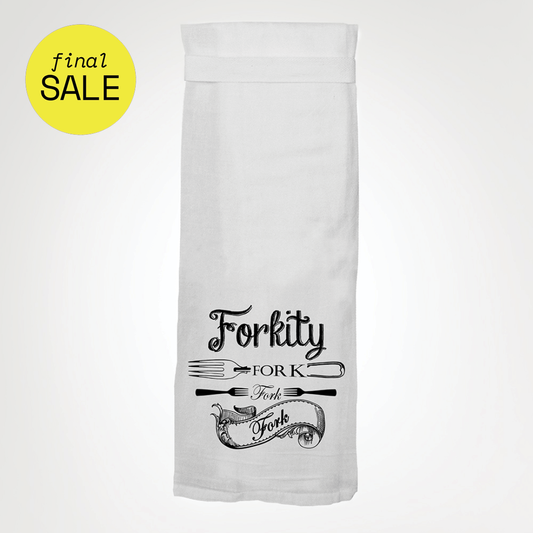 Forkity Fork Fork kitchen towel
