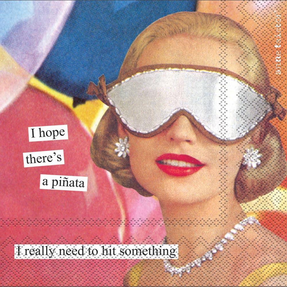 Anne Taintor - Pinata Cocktail Napkin