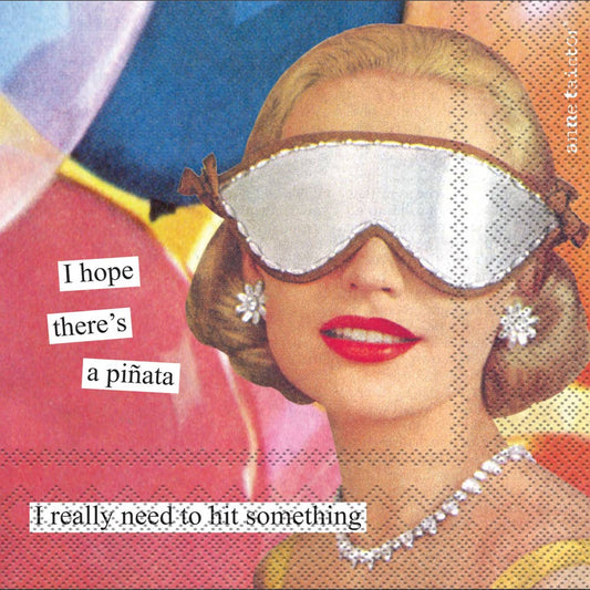 Anne Taintor - Pinata Cocktail Napkin