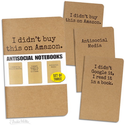 Antisocial Pocket Notebook Set