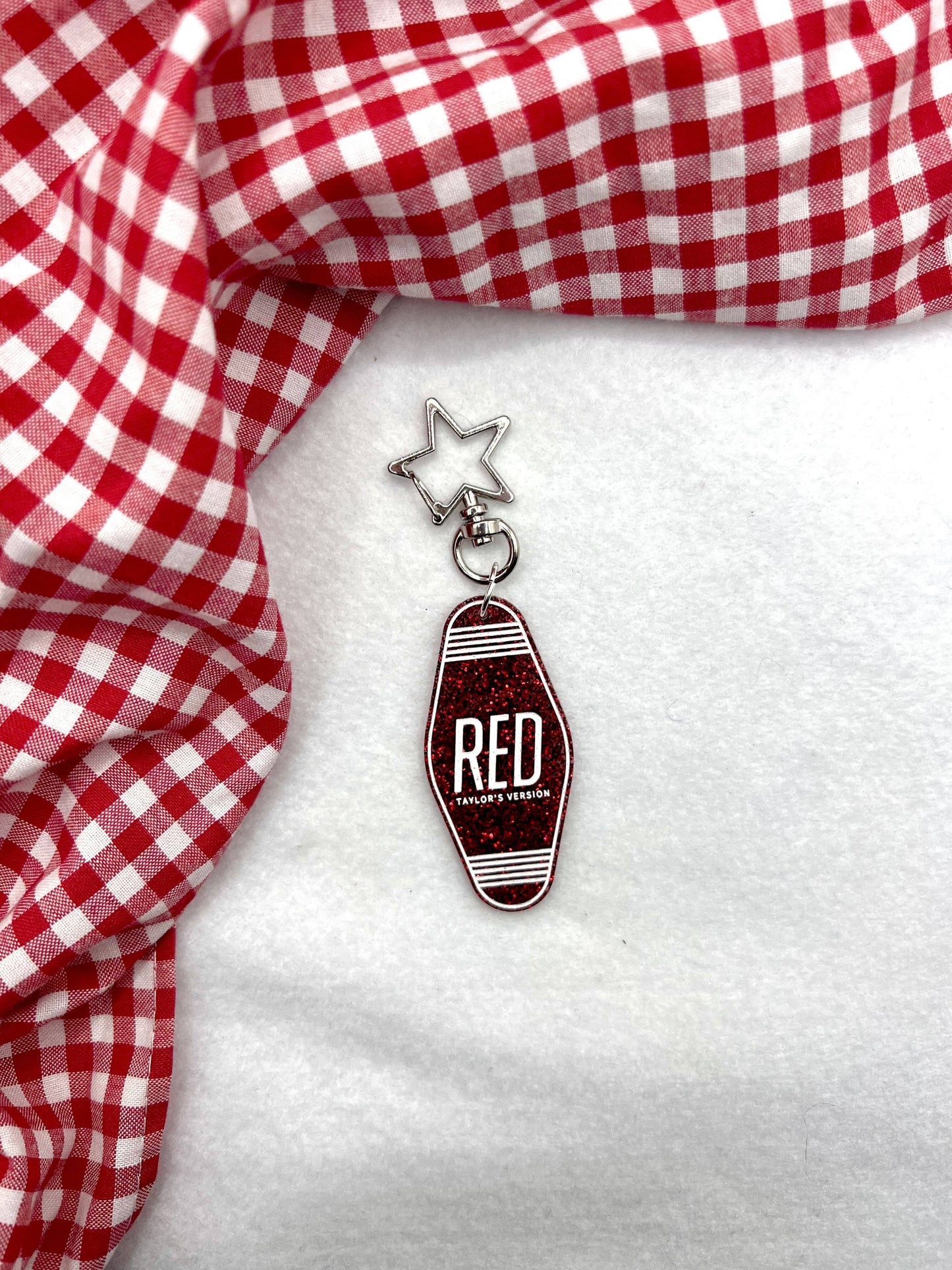 Taylor Red mini Keyring