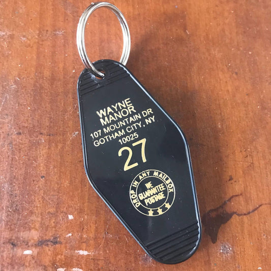 Wayne Manor keychain