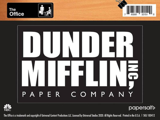 The Office: Dunder Mifflin Logo Laptop/Water Bottle Sticker