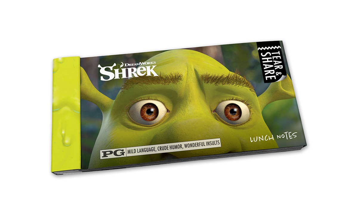 Shrek: Tear & Share Notecards