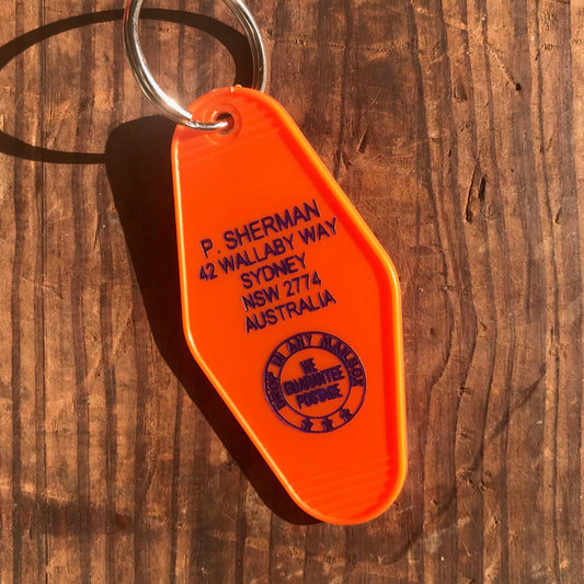 P. Sherman keychain