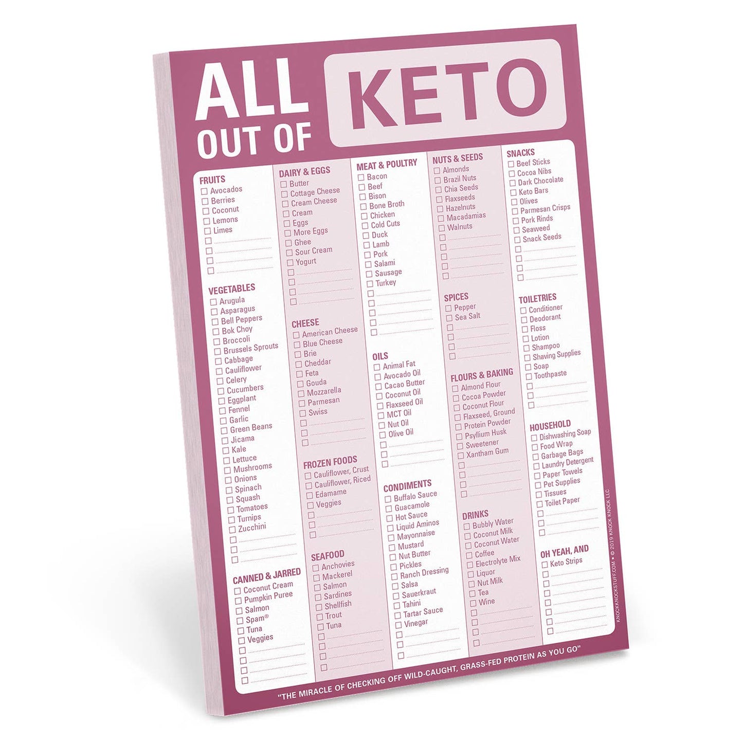 All Out Of Pad (Keto)
