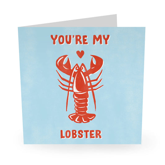 You're My Lobster Funny Love Card