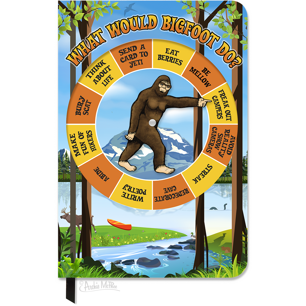 Bigfoot Decision Spinner Notebook