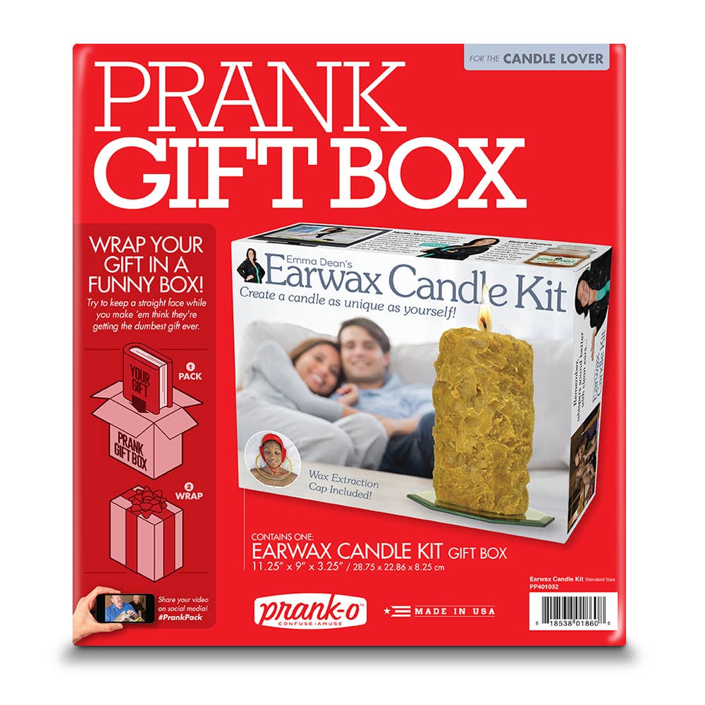 Prank Gift Box  - Earwax Candle Kit
